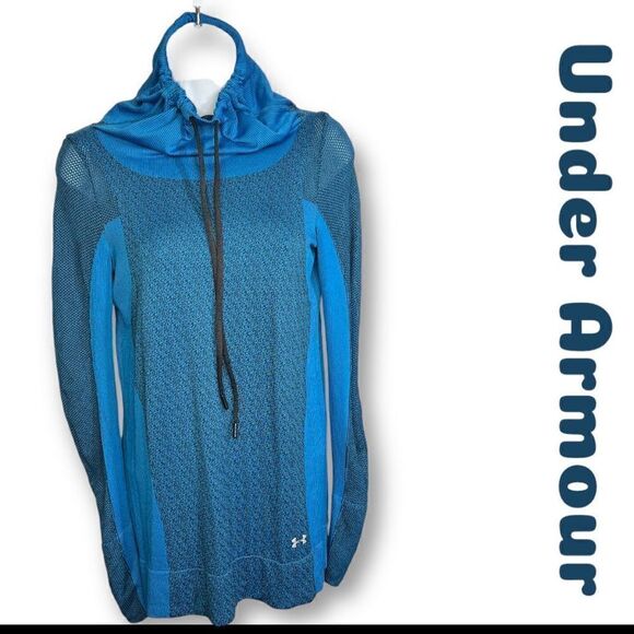 Under Armour UA Vanish Seamless Layer Women’s XS Blue Circuit LS Performance - Picture 1 of 13